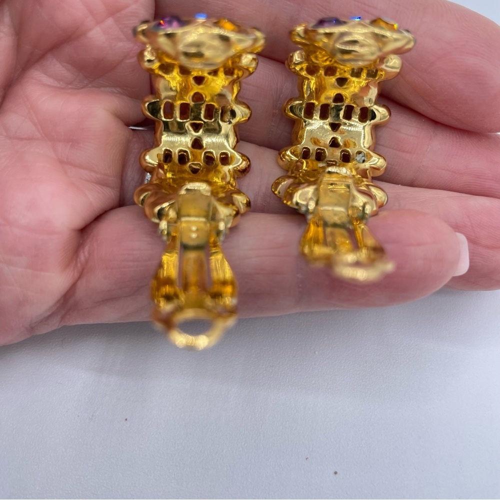 Swarovski Dazzling Jeweled Earrings - Picture 10 of 16